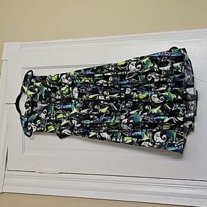 NWT Torrid Nightmare Before Christmas Size 18 Retro Sleeveless Button Down Dress